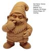 3D Printed Gnome Figurine, Nose Picking Cartoon Gnome Statue, DIY Coloring Painting Dwarf Sculpture for Home Office Desk Decor