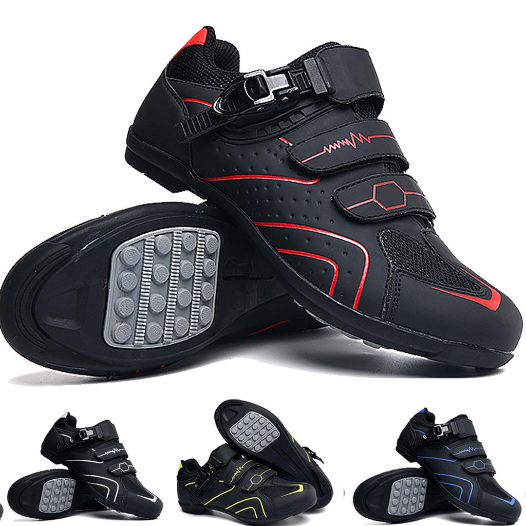 New men's cycling sneakers with cleats Speed cycling Shoes for women, rubber soled cycling shoes