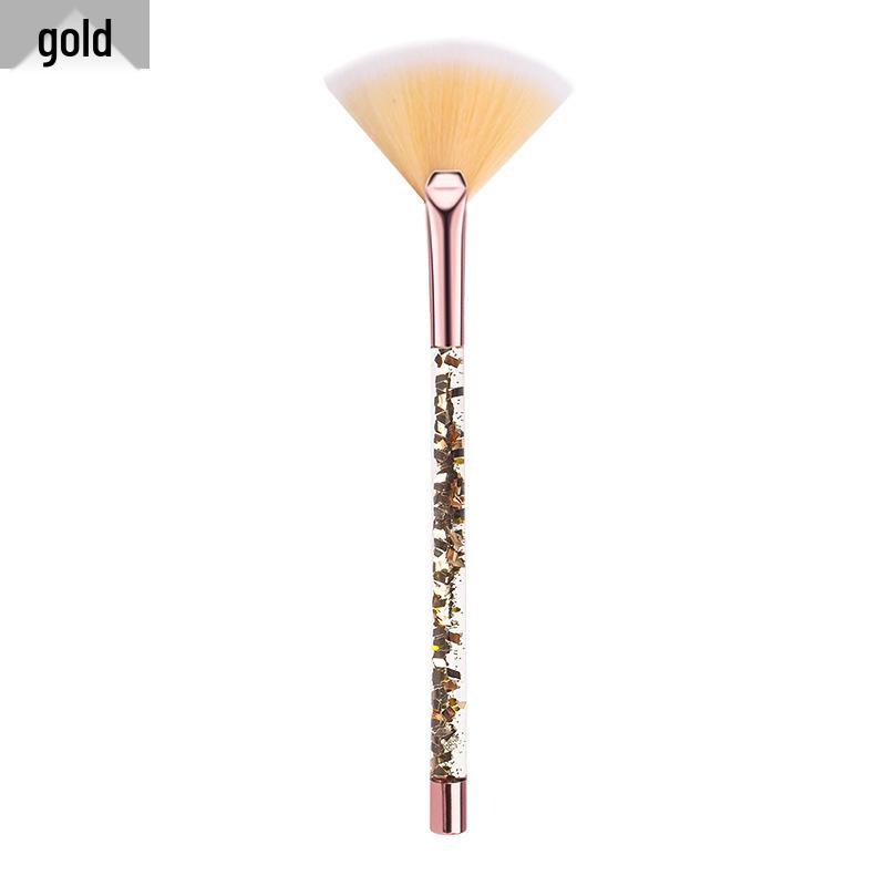 Crystal Sand Makeup Brush Set: Concealer & Eyeshadow Brushes