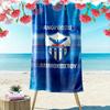 Anorthosis Famagusta FC Druck Strandtuch, Großes Weiches Schnelltrocknendes Handtuch für Strand Camping Schwimmen