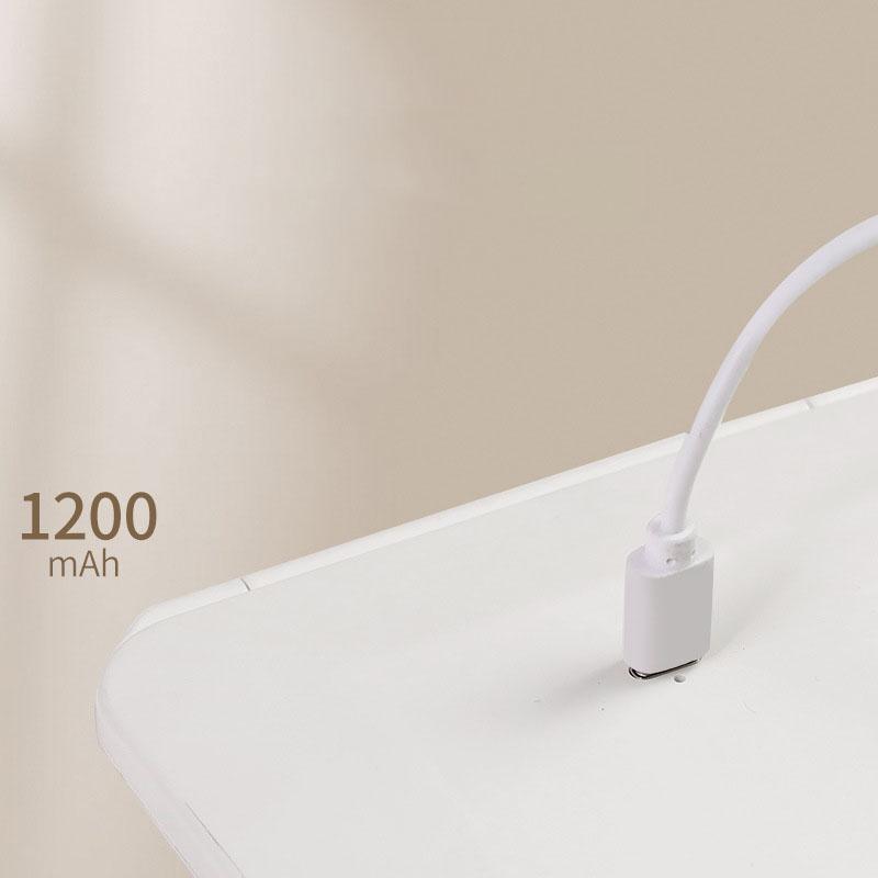 LED Makeup Mirror for Travel, Lighted Vanity Mirrors with Dimmable Light,Compact, Slim, Rechargeable Lighted Mirror