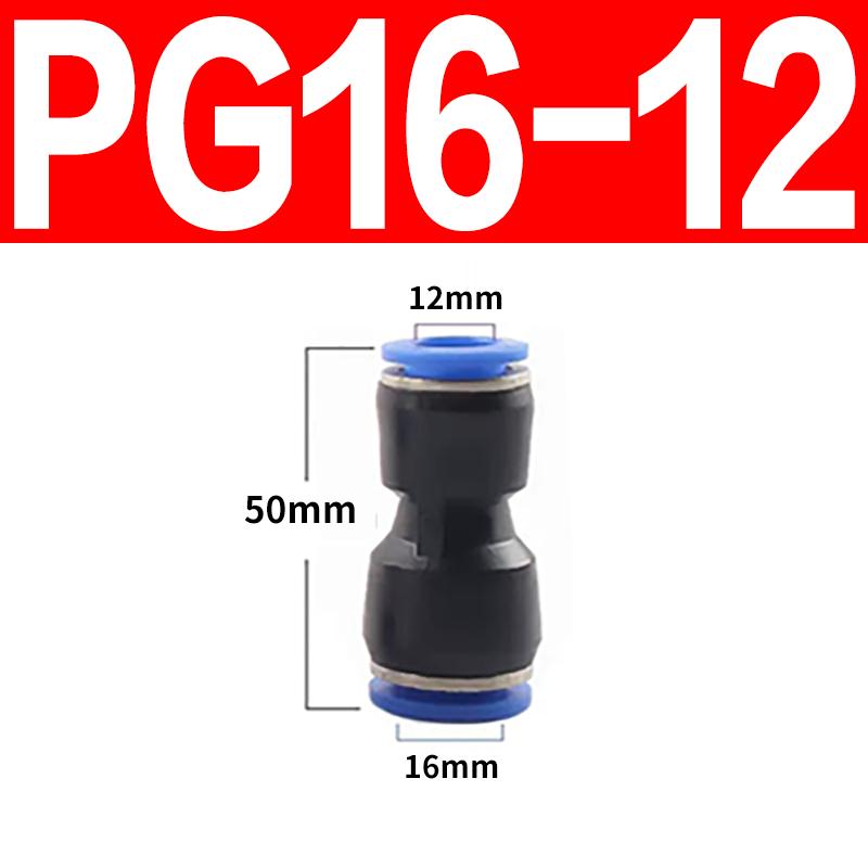 PE PG PY PW Air Connectors 4 6 8 10 12mm Pneumatic Fitting Quick Connect Tee 3Way Plastic Pipe Water Hose Tube Connector