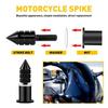 5MM Black Windscreen Motorcycle Windshield Spike Kit Wind Screen 10X Bolt Screw