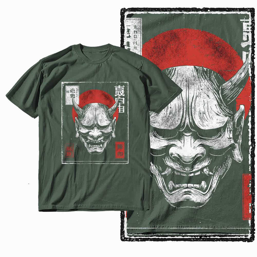 G28 Army Green Cotton Cool Dragon Graphic Men T-shirt | Streetwear Big Size Vintage O-neck Men's Tee Tshirt