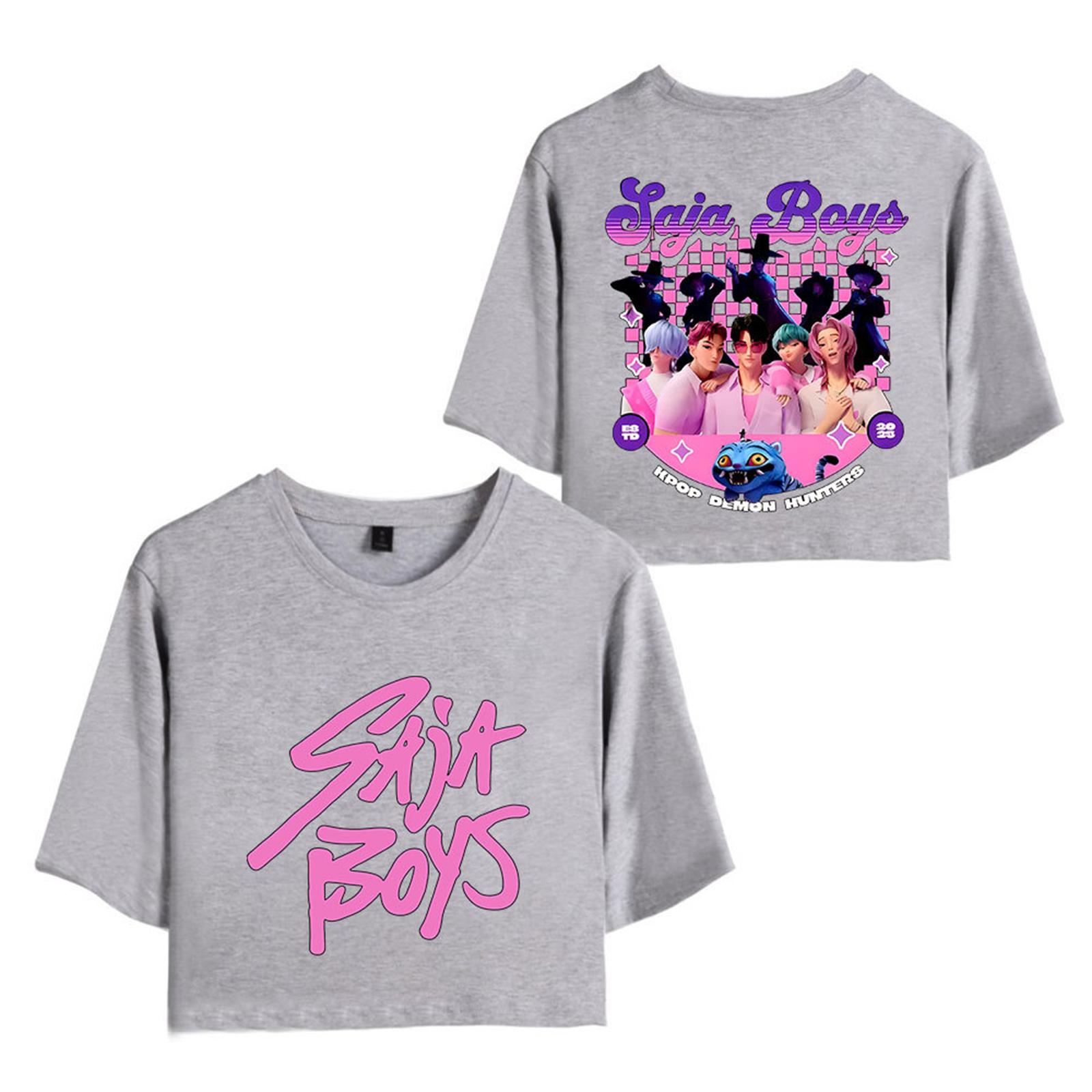 

Women s Summer Casual Navel-baring Short-sleeved T-shirt XXL