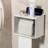 Toilet Tissue Box Wall Mounted Waterproof Nordic Perforated Paper Drawer Roll Holder Toilet Paper Holder Paper Towel Holder