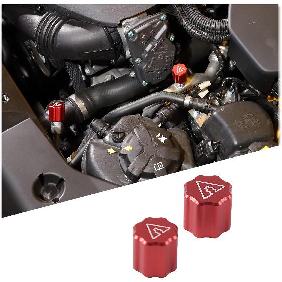 Engine Oil Filler Tube Cover Compatible with Toyot@ Supra GR A90 A91 MK5 2019-2024, Aluminium Alloy Engine Oil Filler Tube Cap Trim Cover красный