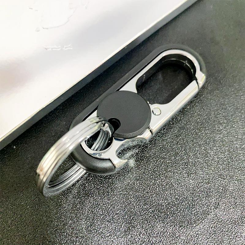 Multifunctional Metal Keychain Bottle Opener & Business Keyring Pendant Gift