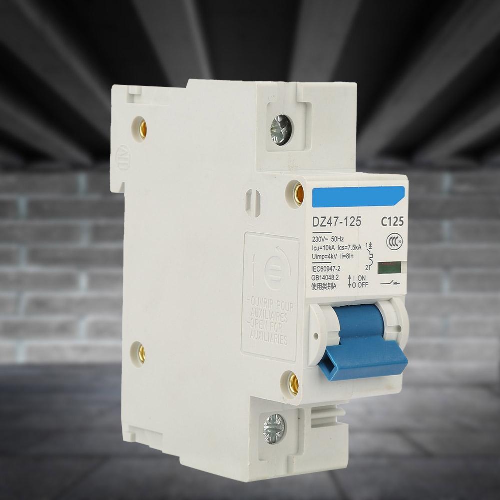 230V 80100125A Luft-Leistungsschalter DZ47125 1P Strom-Miniatur-Leistungsschalter(125A)