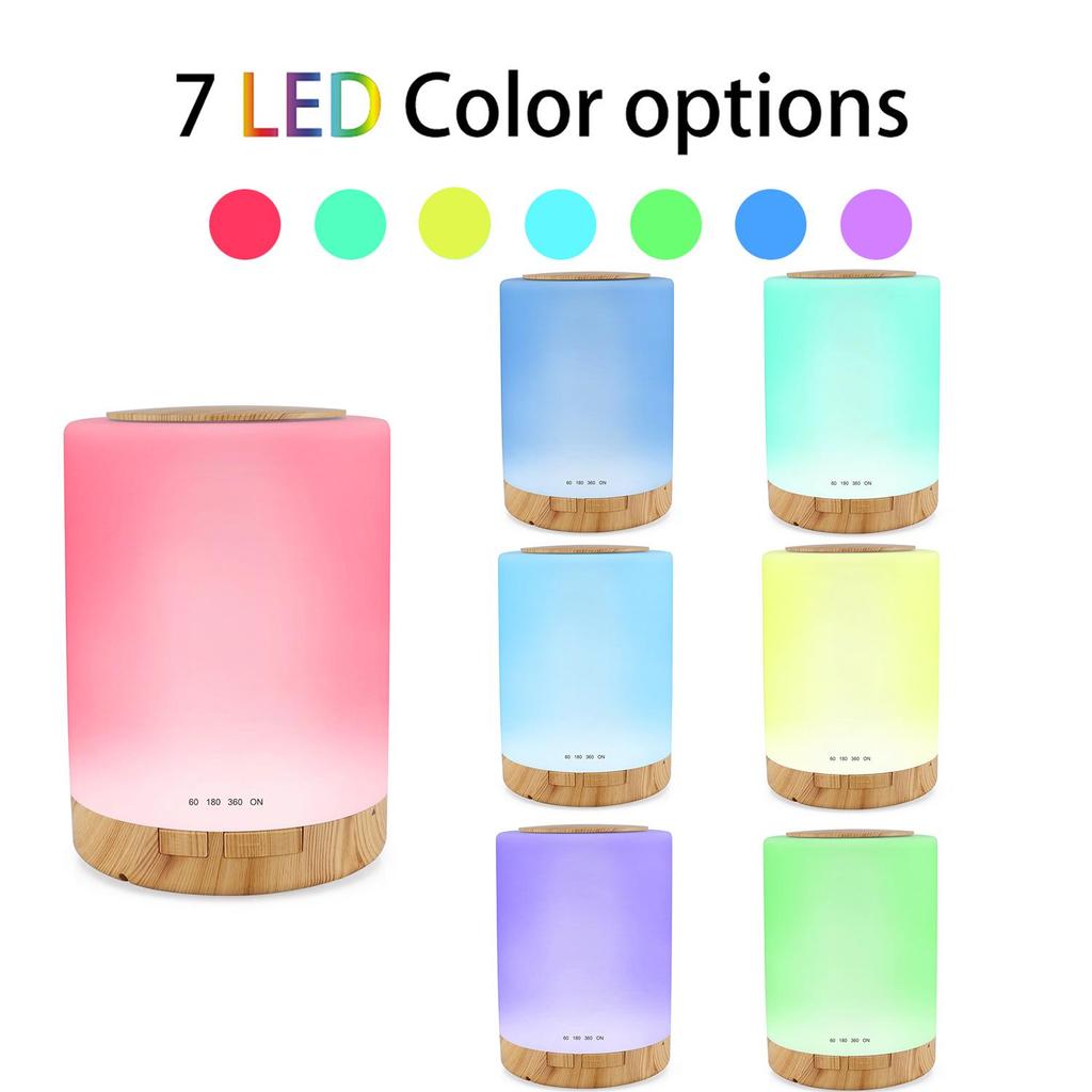 Wood Grain Aroma Diffuser 300ML Muji Essential Oil Humidifier for Home