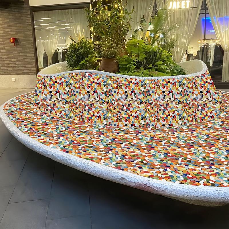 30x30cm Barevné Keramické Štěrkové Mozaikové Dlaždice Horký Pramen Bazén Rybičky Bazénové Fragmenty Toaleta Protiskluzová Dlaždicová Deska Podlaha Stěna Dekorace DIY