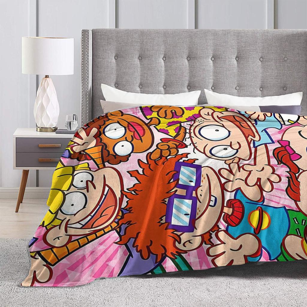 Rugrats Chuckie Finster  Blanket  Travel Office Flannel Bedding Throws For Couch Chair Super Warm Customized Quality Bedspread