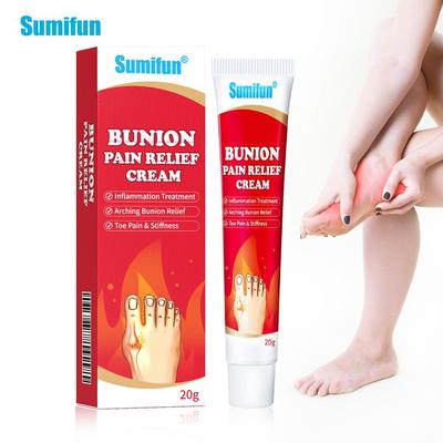 Sumifun 20g Ballenzehen-Schmerzlinderungscreme, Gips, Gelenkschmerzsalbe, pflanzliche Fußpflegecreme