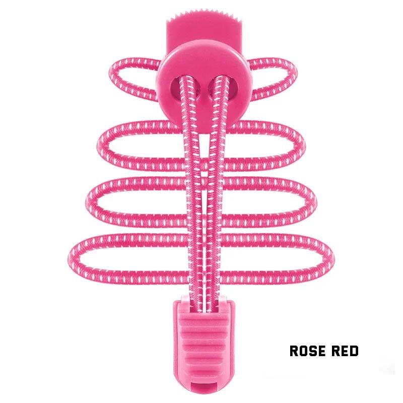 Round Tennis Laces Without Ties Lock Shoe Laces Adult Kids Sneakers Elastic Shoelaces Rubber Bands for Shoes Accesories 1Pair