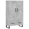 VidaXL Highboard Concrete Grey 69.5x31x115 Cm Engineered Wood 828264