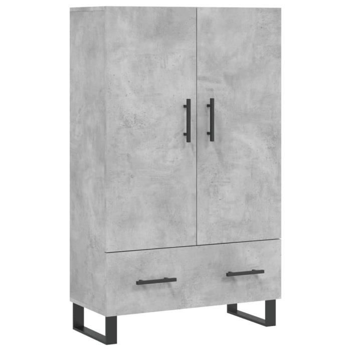 VidaXL Highboard Concrete Grey 69.5x31x115 Cm Engineered Wood 828264