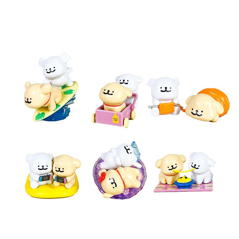 

Maltese Anime Pvc Model Set With 6 Pieces For Desk Display Collectors And