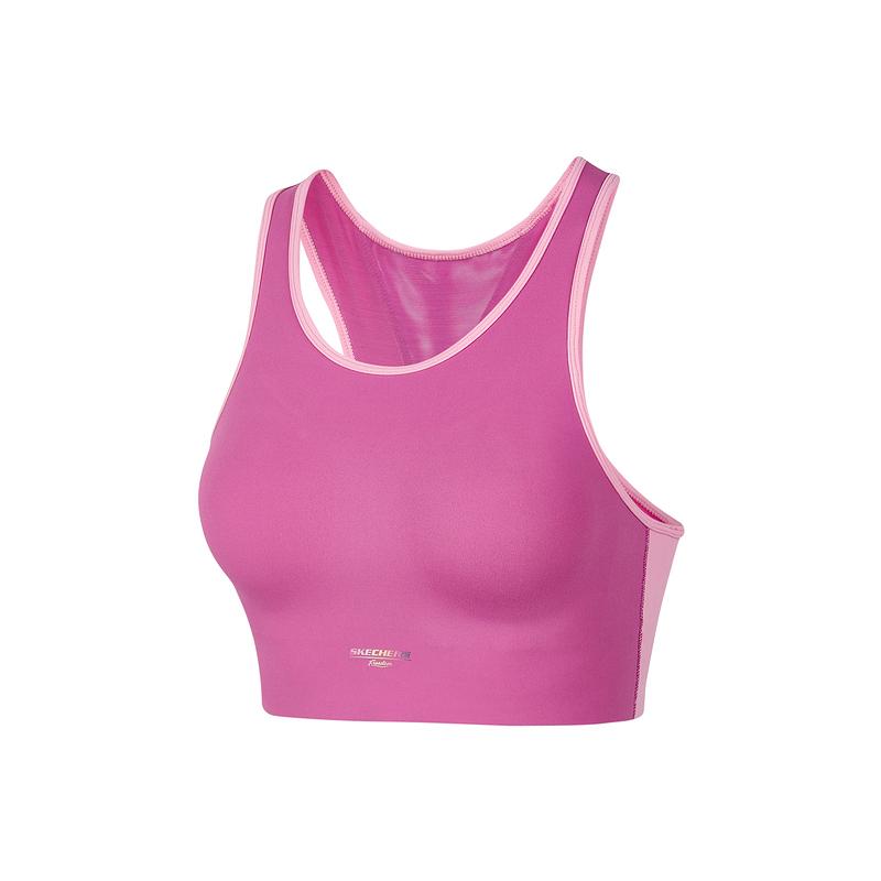 Skechers Freedom Series Quick-Dry Breathable Comfortable Lightweight Sports Bra Women underwear Dark-Purple P424W193-02W6 S
