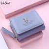 Mote damelommebok kort myntlommebok for kvinner kortholder liten damelommebok damehasp mini clutch