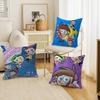 F-Fairly O-Oddparents Kissenbezüge Cartoon Sofa Dekoratives Zuhause Zweiseitiger Druck Kurzer Plüsch Niedlicher Kissenbezug