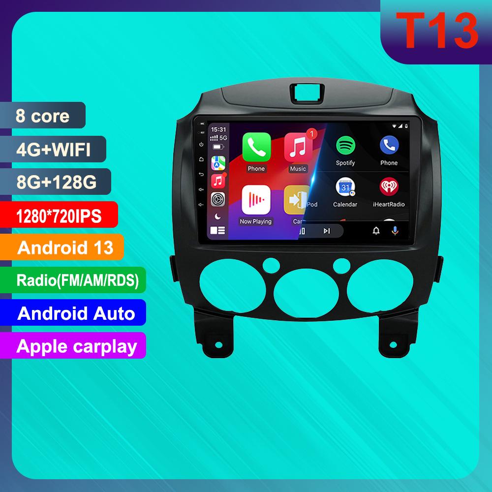 Mazda 2 (2007-2014) Android GPS Navigation System with Bluetooth & CarPlay