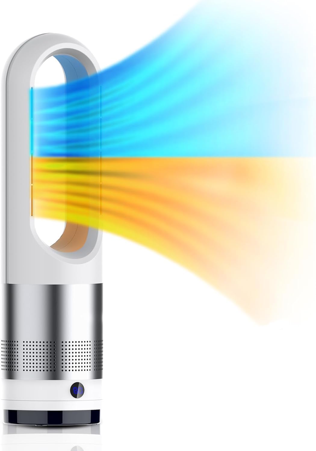 

Башенный тонкий вентилятор с 3 горячими и 8 холодными часами автоматической защиты от перегрева, дистанционный керамический электрический тепловентилятор для и одевания летом и зимой PSE японский