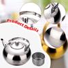 Coffee Kettle Teapot Easy To Gifts Stainless Steel with Handle Tea Jug Cookware for Camping Office