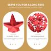 20 Pcs Decorations Mini Christmas Tree Top Star Father Home Holiday Topper Plastic Ornament