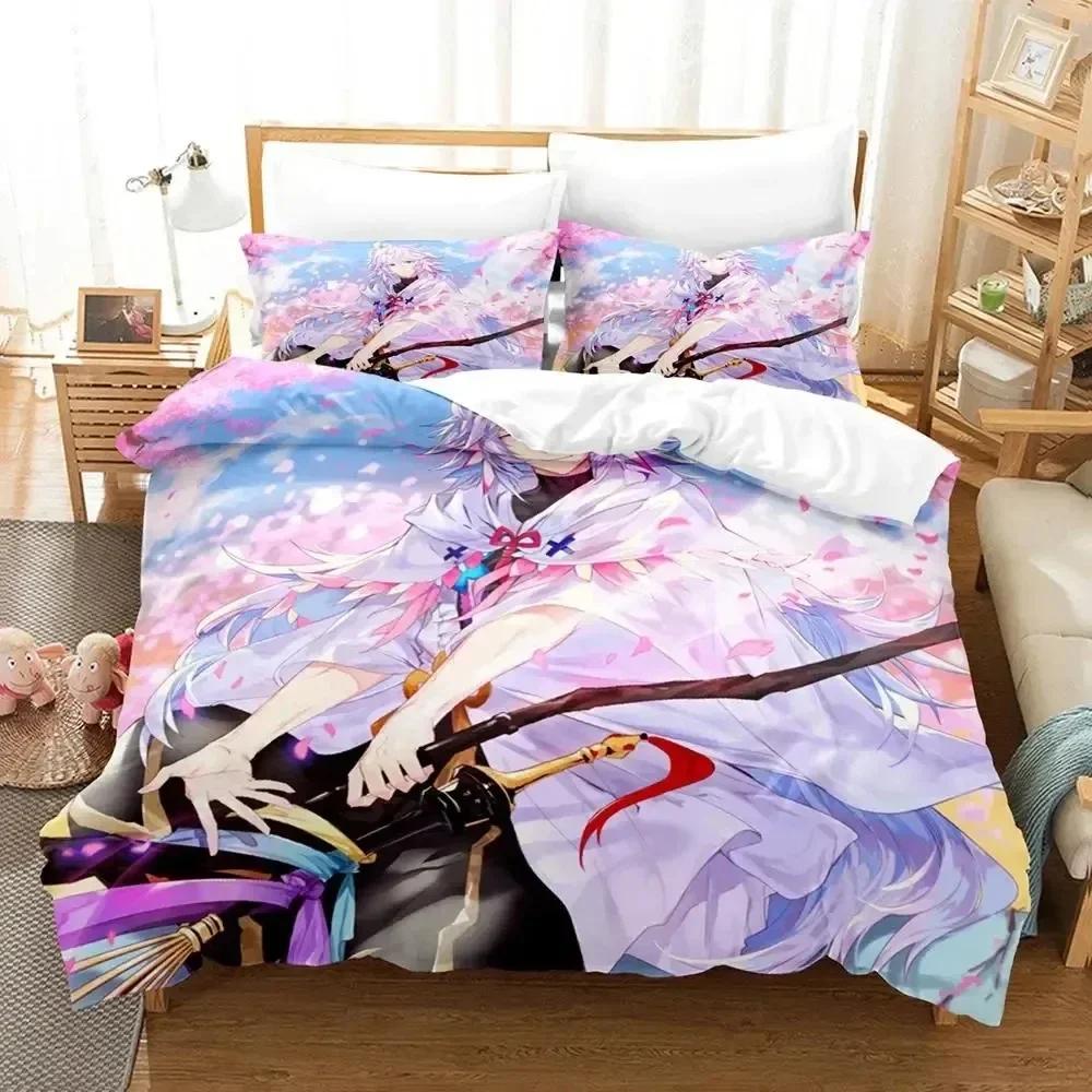 Fate Grand Order Merlin Sängklädesset Påslakan Sängset Täcke Örngott Täcke king Queen Size Pojkar Vuxen