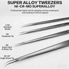No Magnetic Nonrust Steel 3D Tweezers Component Tweezers Produced for High Accuracy Work on Sensitive Devices