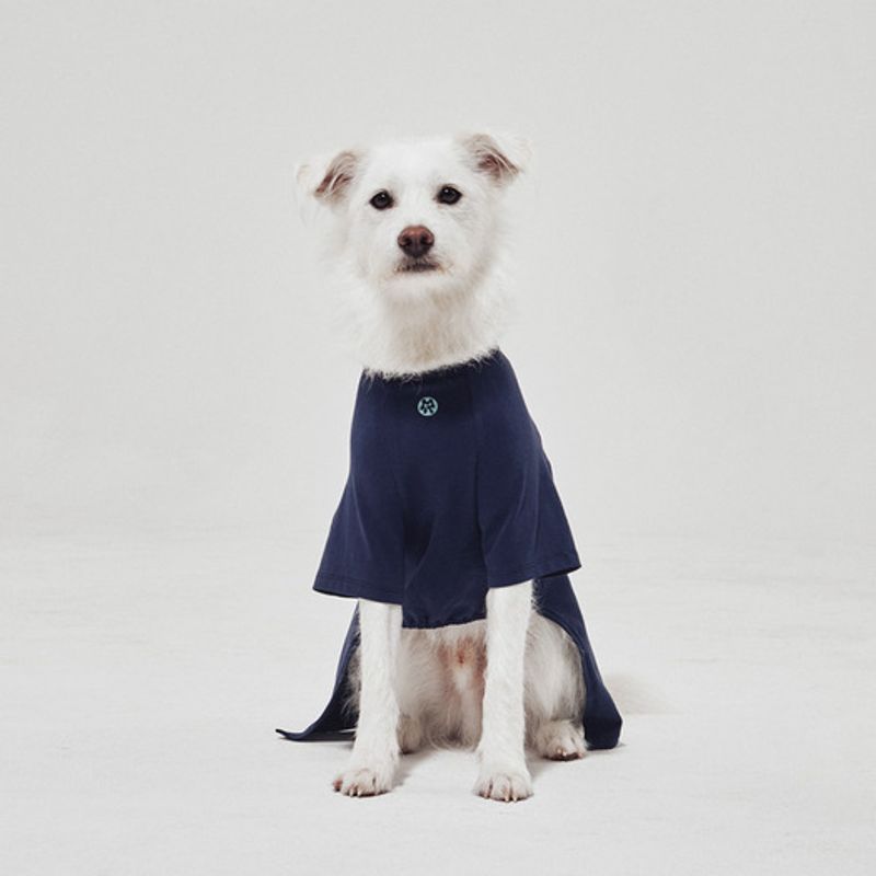 arumaru Pet Shirring Top_Navy