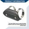 Hihaha Motorcycle Muffler Heat Guard with Clamp / Exhaust Pipe Head Shield Cover /