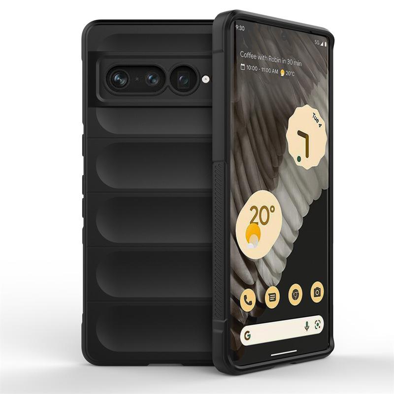 For Google Pixel 10 9 9A 8 8A 7 Pro 7A 6A Anti-Slip Bump TPU Armor Skin Full Protection Camera Shell Shockproof Cover Fundas