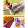 Colored Cellophane Craft Film for Children's Projects - A4 Transparent Soft Paper for Light Transmission, Shadows, and Lanterns