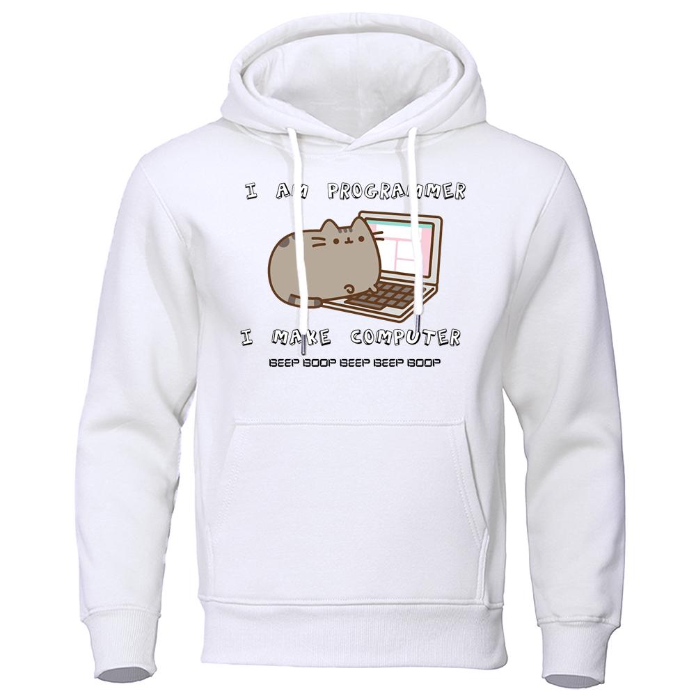 Sunt Programator Creez Calculator Hanorac Designer Fleece Streetwear Hip Hop Modă Trening Harajuku Creativitate Hanorace