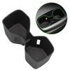For Kia EV9 2025 2025 TPE Armrest Rear Water Cup Holder Storage Box Tray Organizer Car Interior Accessories Black