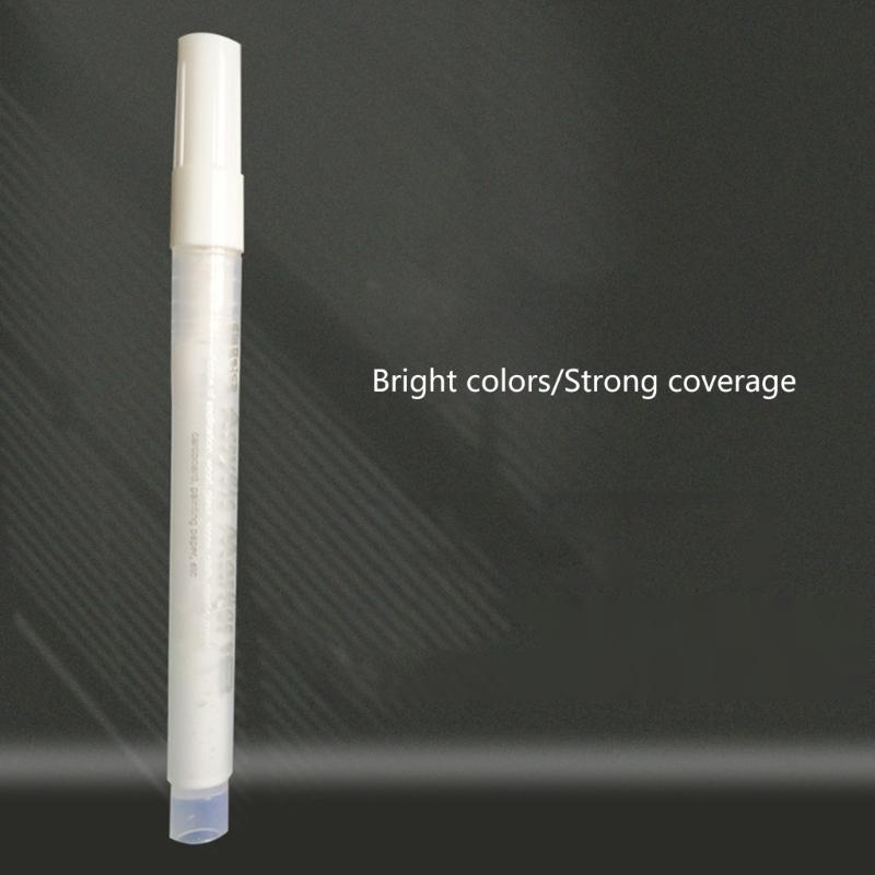 9Pcs Acrylic Paint Markers With Metallic Finish Waterproof Layering Design For Artists Nighttime Sketching Plastic Art Tools