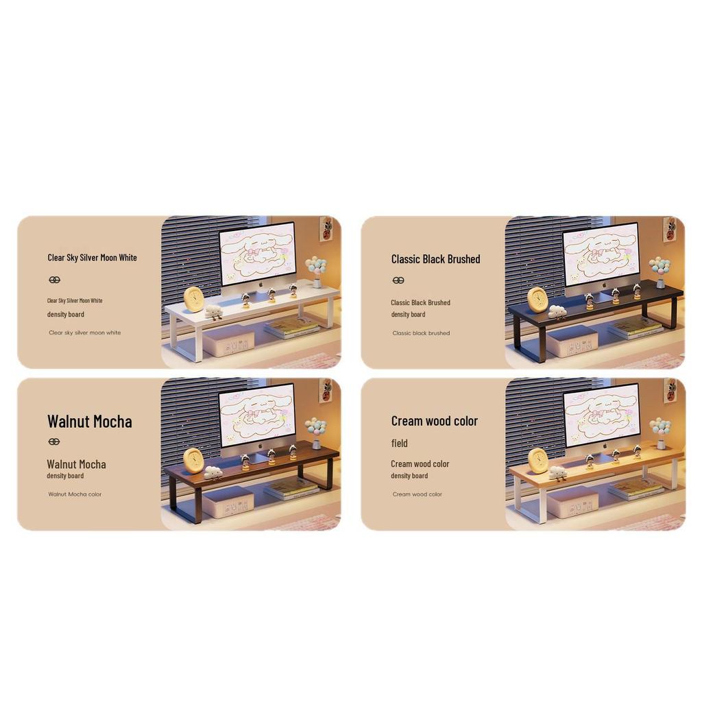 Monitor Stand with Cooling Base: Desktop and Laptop Lifting Bracket for Students
