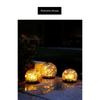 Outdoor Solar Crack Ball Lampe Hof Landschaft Vergraben Eishockey Lampe Garten Rasen Plug-In Lampe Ball Garten Dekoration Ornamente