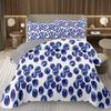 Blueberry Bedspread King Twin Size,Hawaii Summer Tropical Fruit Coverlet Set For Boys Girls Room Decor, Reversible Bedding Quilt