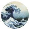 Yamakatsu Mino Pottery Katsushika Hokusai Views of Mount Pair Small Plates and Chopsticks in Wooden Gift Box Tableware Set Plate Diameter 12 x 2cm