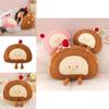 Cartoon Soft Swiss Roll Plush With Pp Cotton Filling For Kid Home Decor