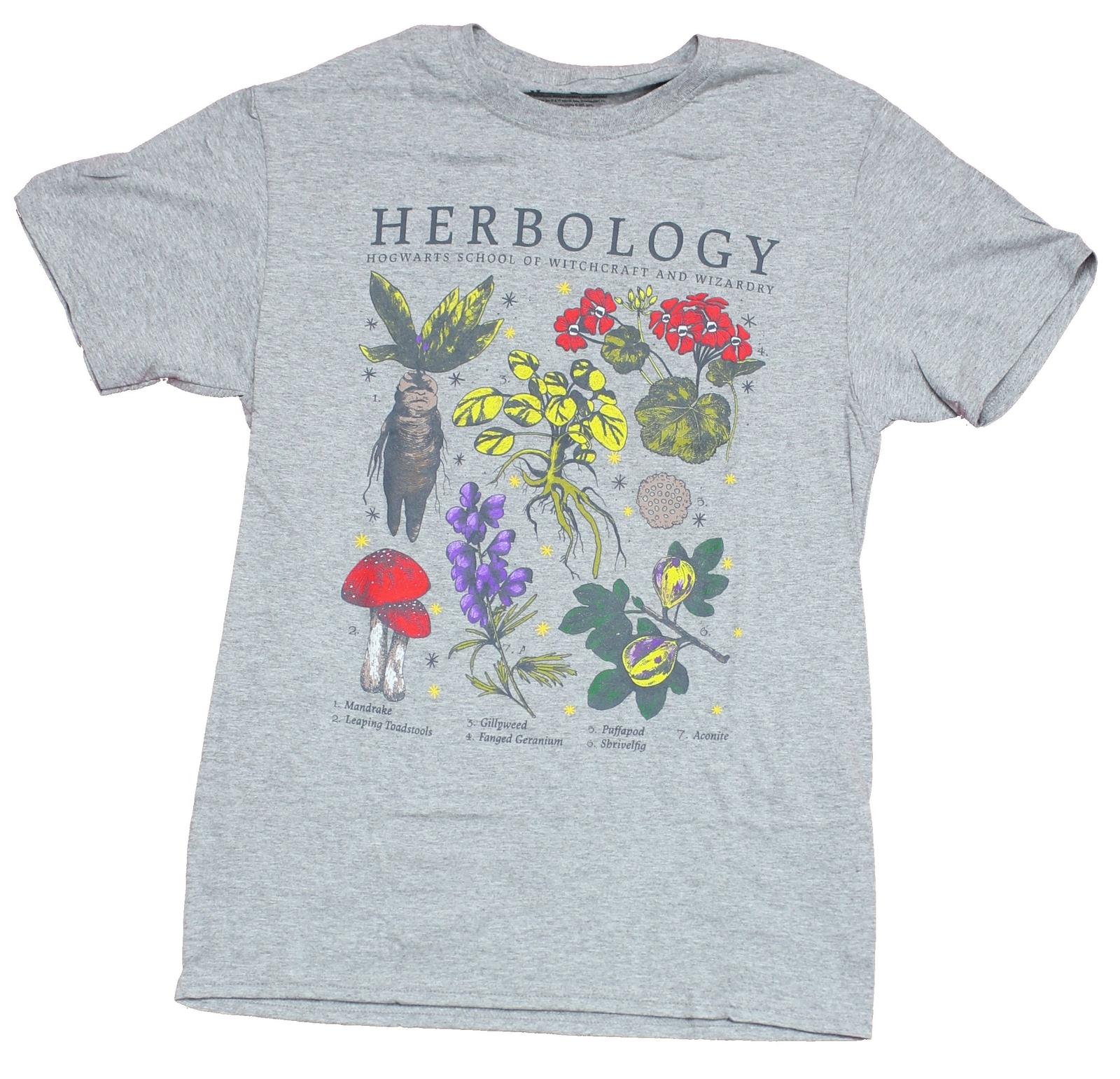 Harry Potter Adult New T-Shirt - Herbology Collection Pics XXXL