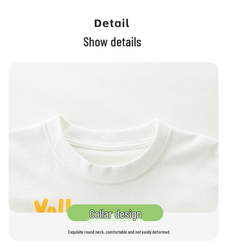 Summer Boys' Short-Sleeve T-shirt & Shorts - European American Style with Car Cartoon Print.