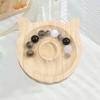 Schmuck-Präsentationsplatte aus Massivholz, Schmuckdesign-Platte, Wenwan Perlen handgefertigtes DIY-Material Armband, Perlenarmband-Tablett.