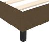 Vidaxl Bed Frame Without Mattress, Dark Brown, 140X190 Cm, Fabric