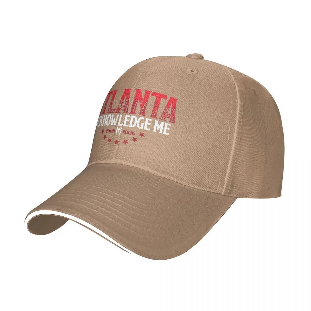 

Romans Atlanta Acknowledge Me Reigns Baseball Caps Popular Sandwich Cap Unisex Adjustable Sun Hat Outdoor Adjustable