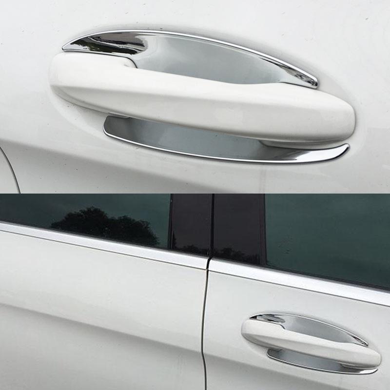Car Door Handle Bowl Trim Cover Protect for Mercedes benz EQA H243 2022 2023 2024 2025 2026