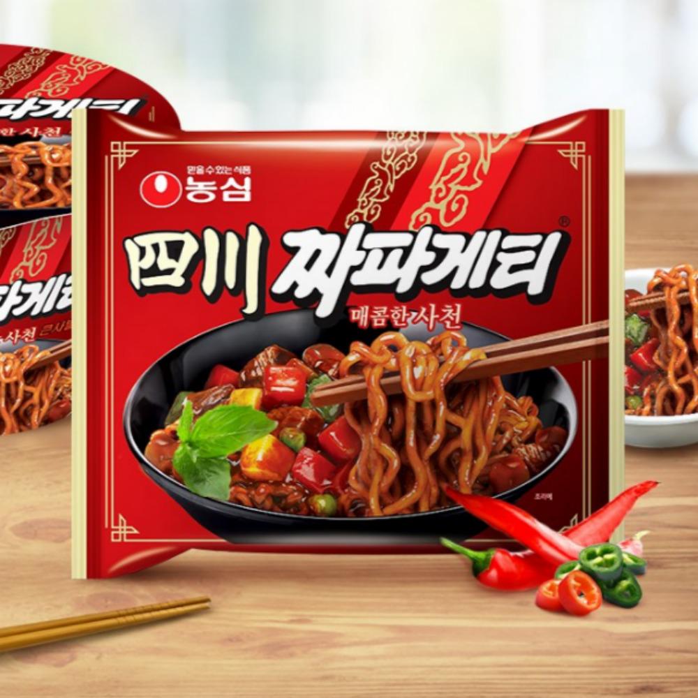 Nongshim Jjapagetti (Ramen) 3 Arten