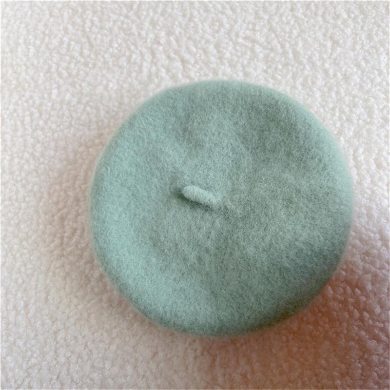 Creative Pet Beret Hat for Cats and Small Dogs Soft Wool Top Caps for Costumes and Holiday Photoshooting Headwears